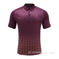 Homens Dry Fit Rugby Wear camisa polo xadrez